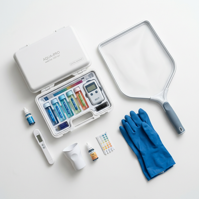 Professional pool testing equipment